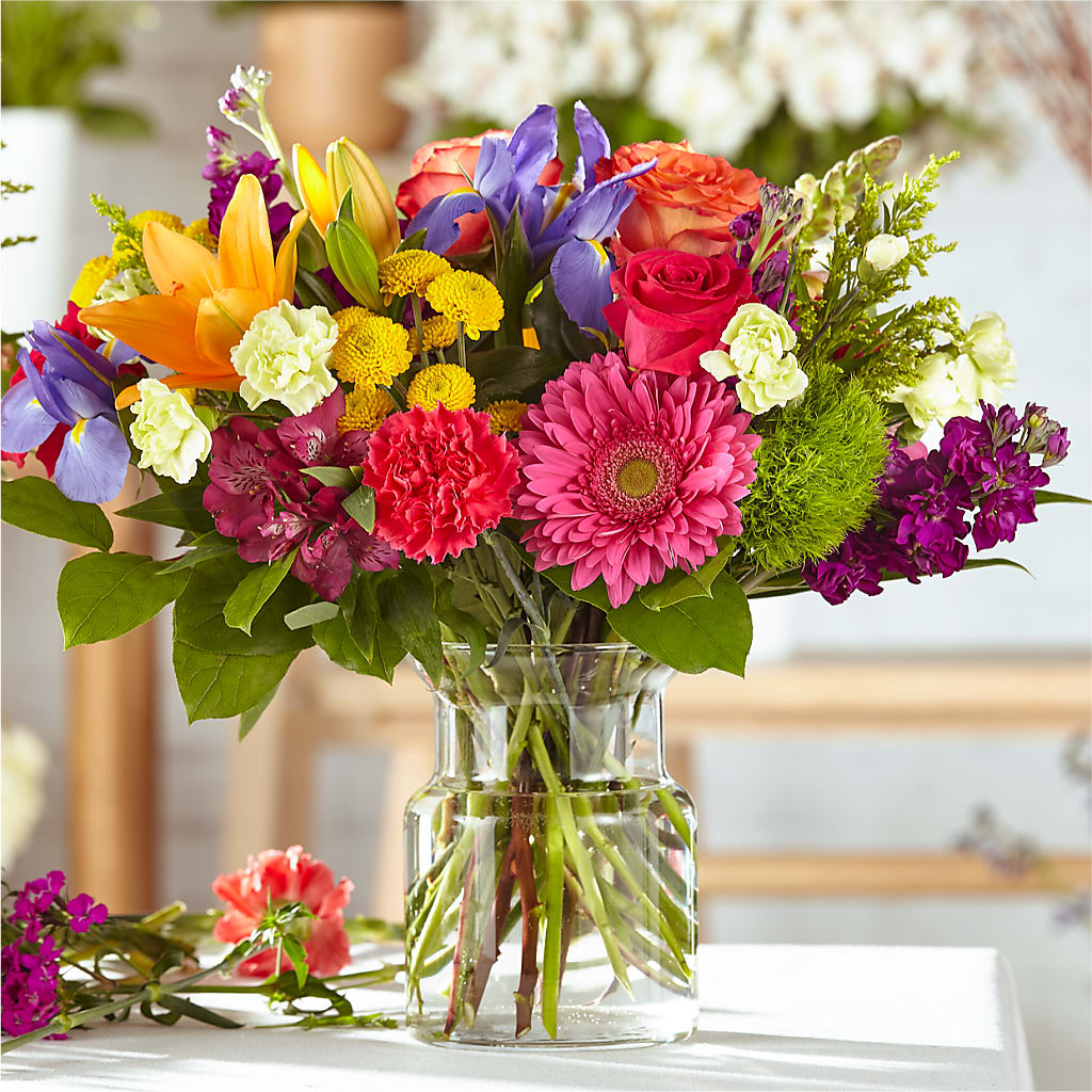 Bold & Bright – A Florist Original – The Flower Gallery, Linden NJ