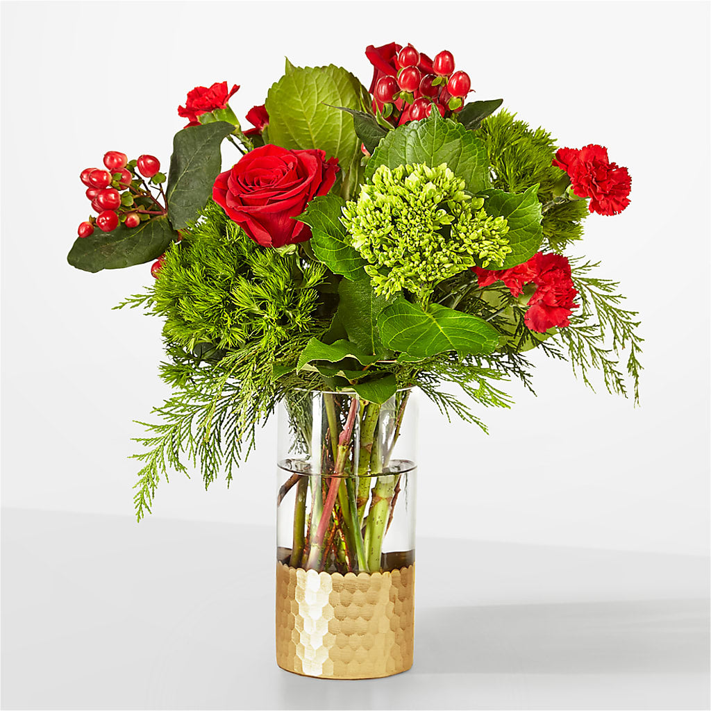 Plaid Throw Bouquet – The Flower Gallery, Linden NJ
