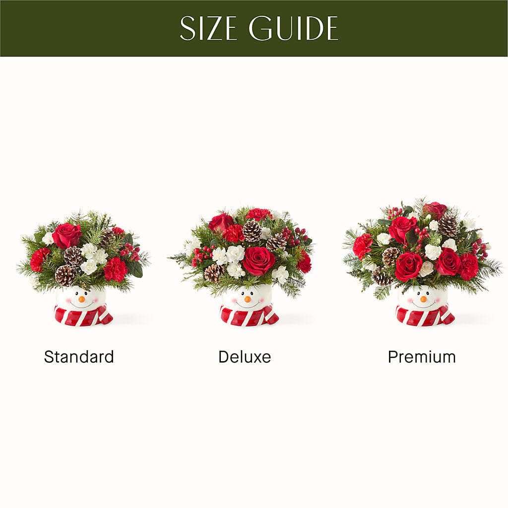Jolly Snowman Bouquet – The Flower Gallery, Linden NJ