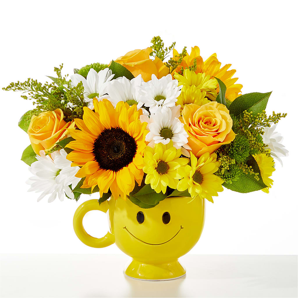 Be Happy Bouquet – The Flower Gallery, Linden NJ