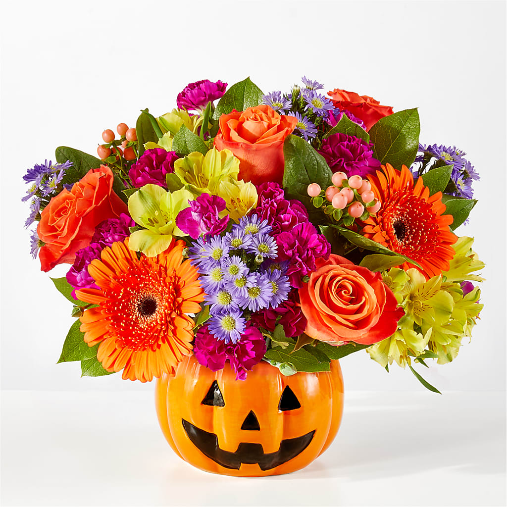 Tricks & Treats Pumpkin – The Flower Gallery, Linden NJ