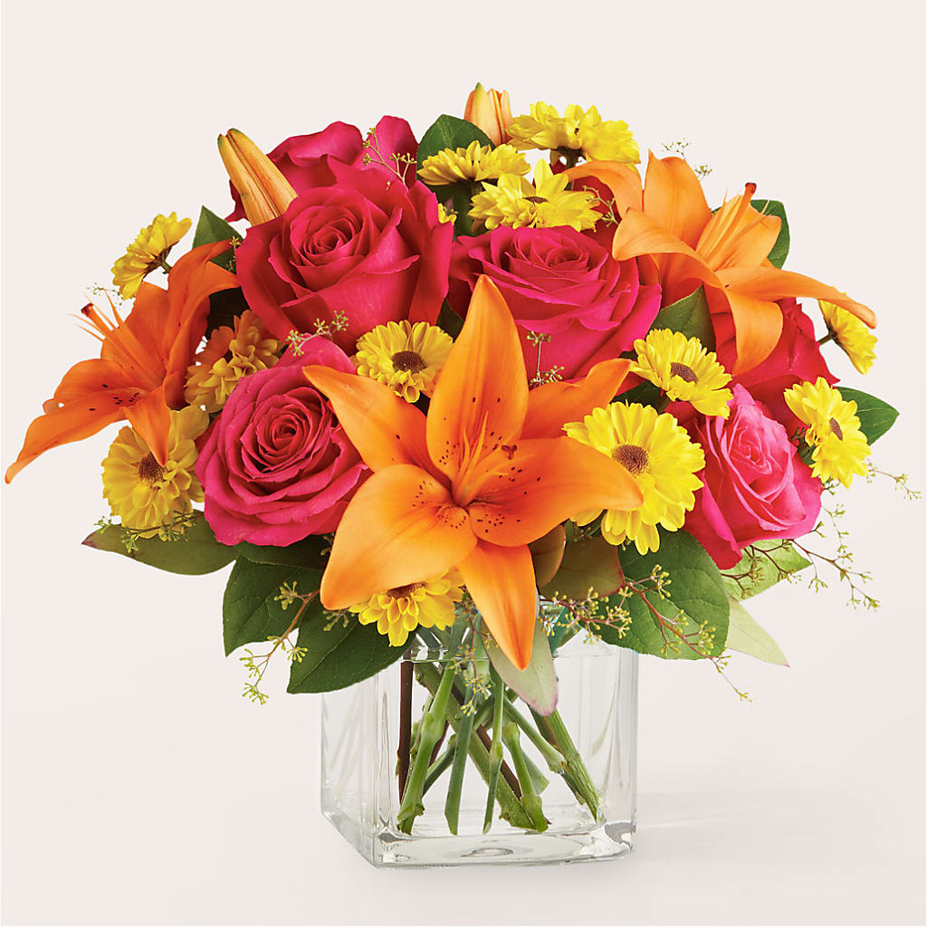 Neon Lights Bouquet – The Flower Gallery, Linden NJ