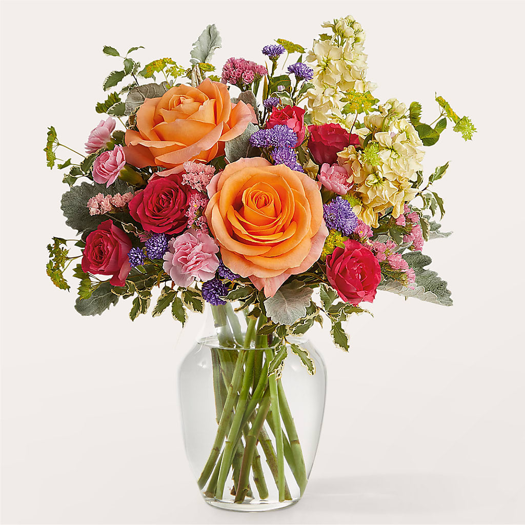 Tangerine Tango Bouquet – The Flower Gallery, Linden NJ