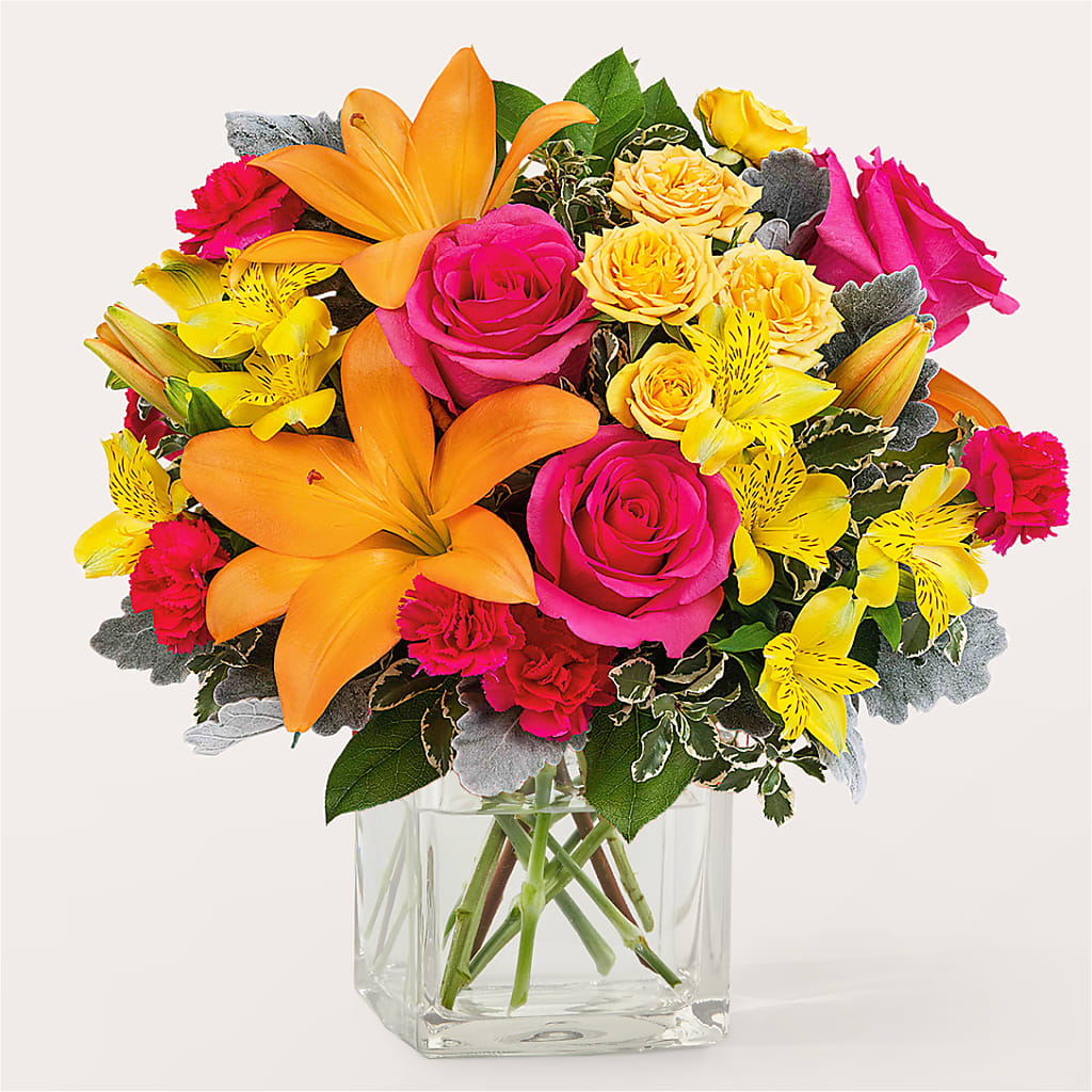 To the Tropics Bouquet – The Flower Gallery, Linden NJ
