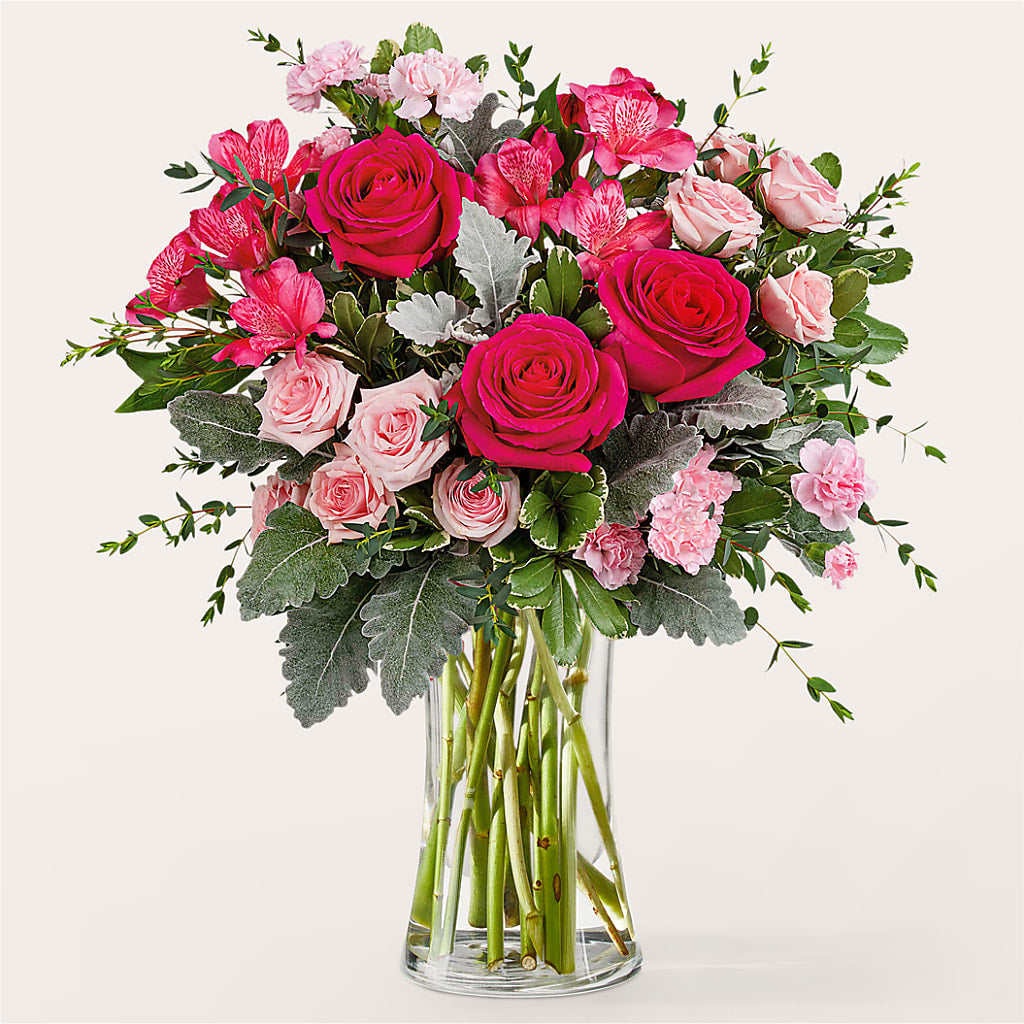 Tickled Pink Bouquet – The Flower Gallery, Linden NJ