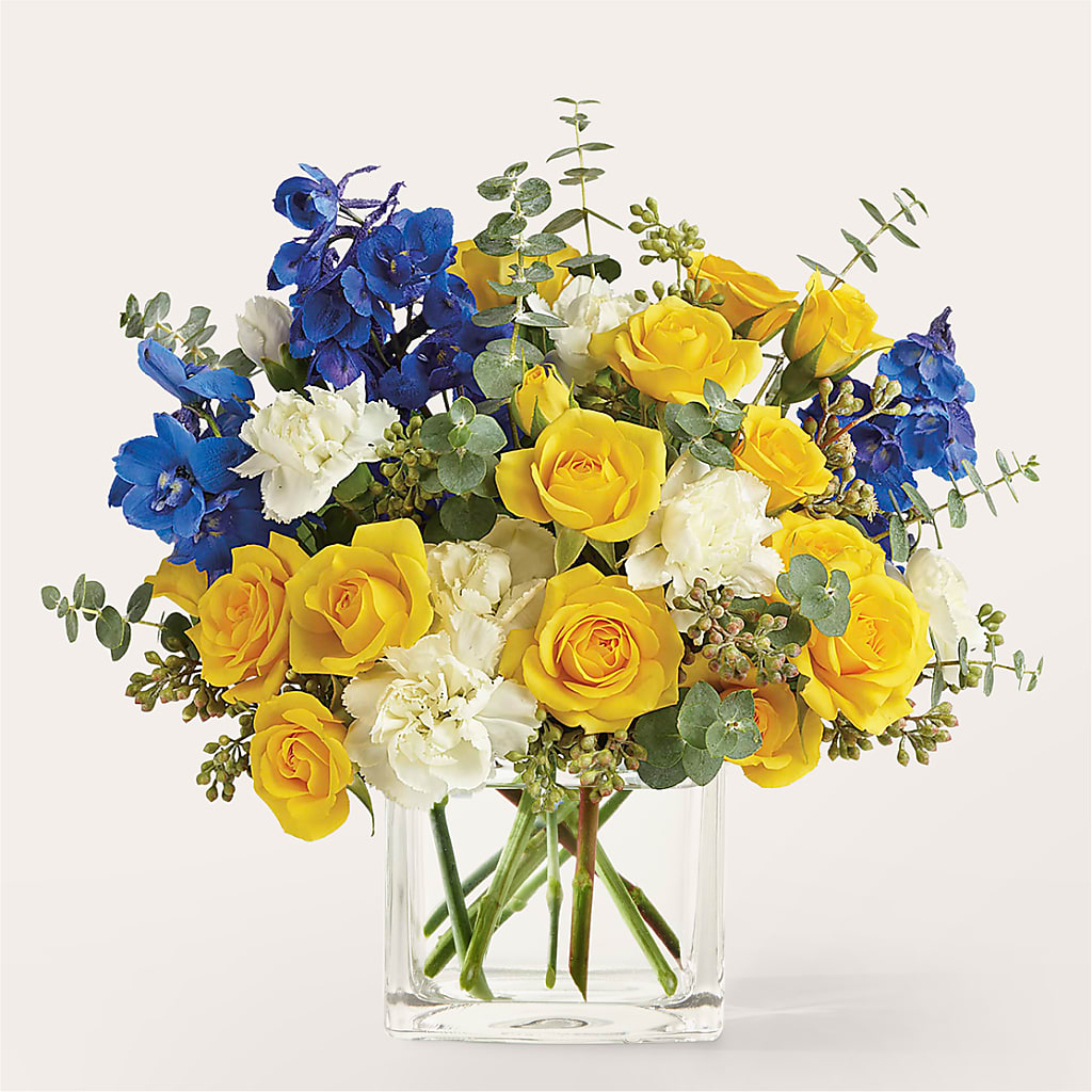 Sparkling Citrine Bouquet – The Flower Gallery, Linden NJ