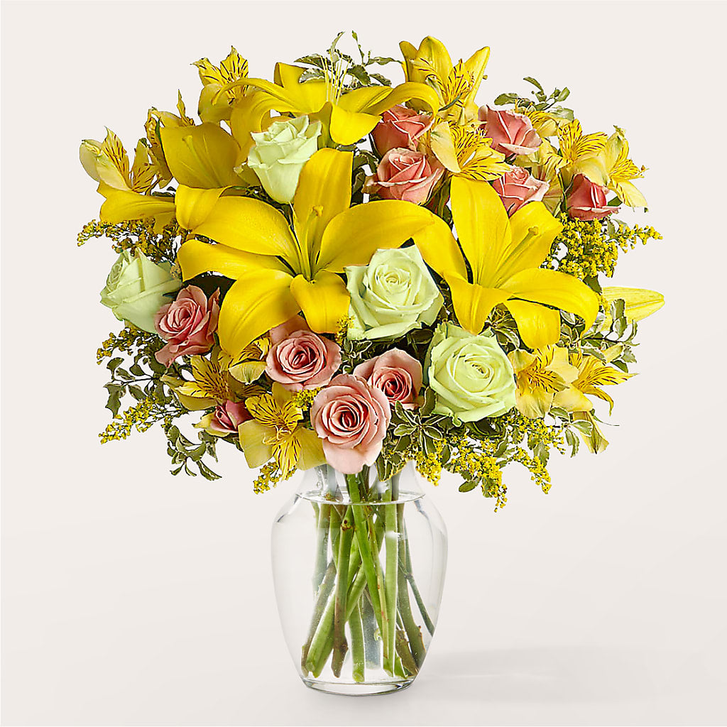 Sunburst Bouquet – The Flower Gallery, Linden NJ