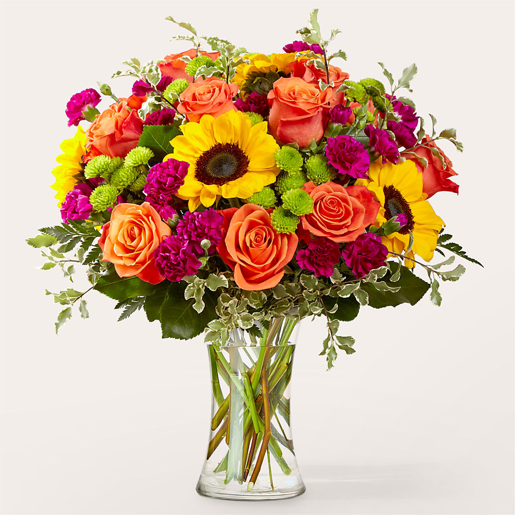 Warmth & Light Bouquet – The Flower Gallery, Linden NJ