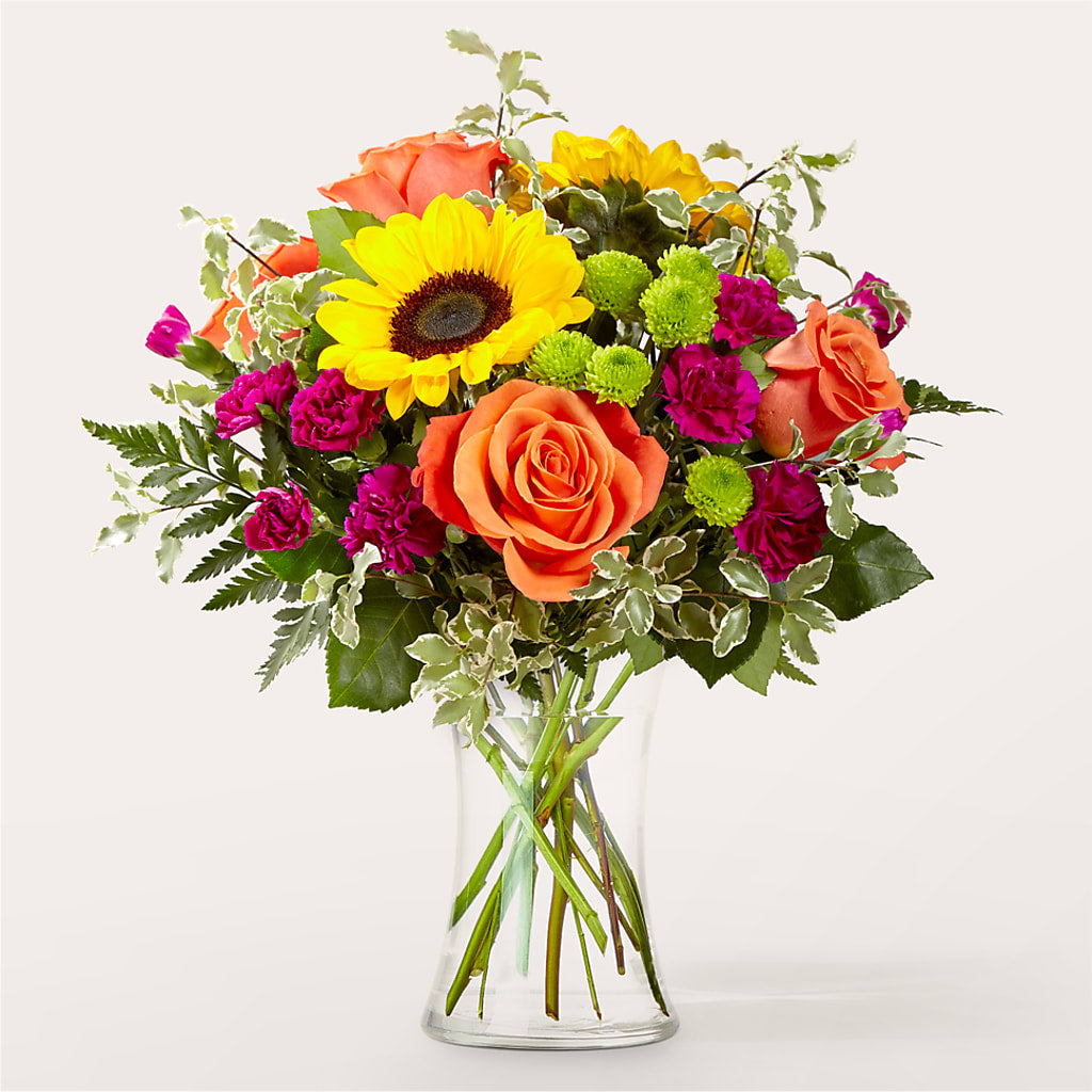 Warmth & Light Bouquet – The Flower Gallery, Linden NJ