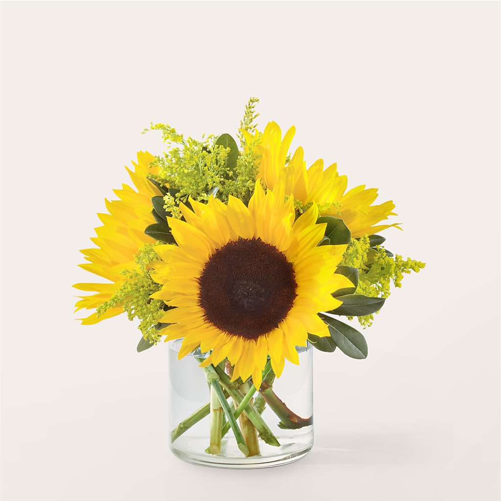 Beaming Sunflower Bouquet – The Flower Gallery, Linden NJ