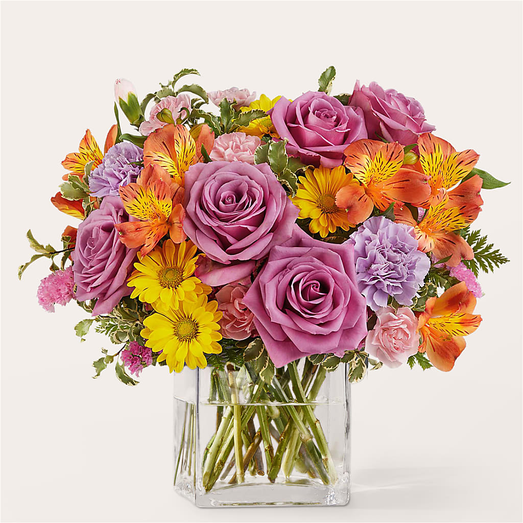 Shades of Happiness Bouquet – The Flower Gallery, Linden NJ