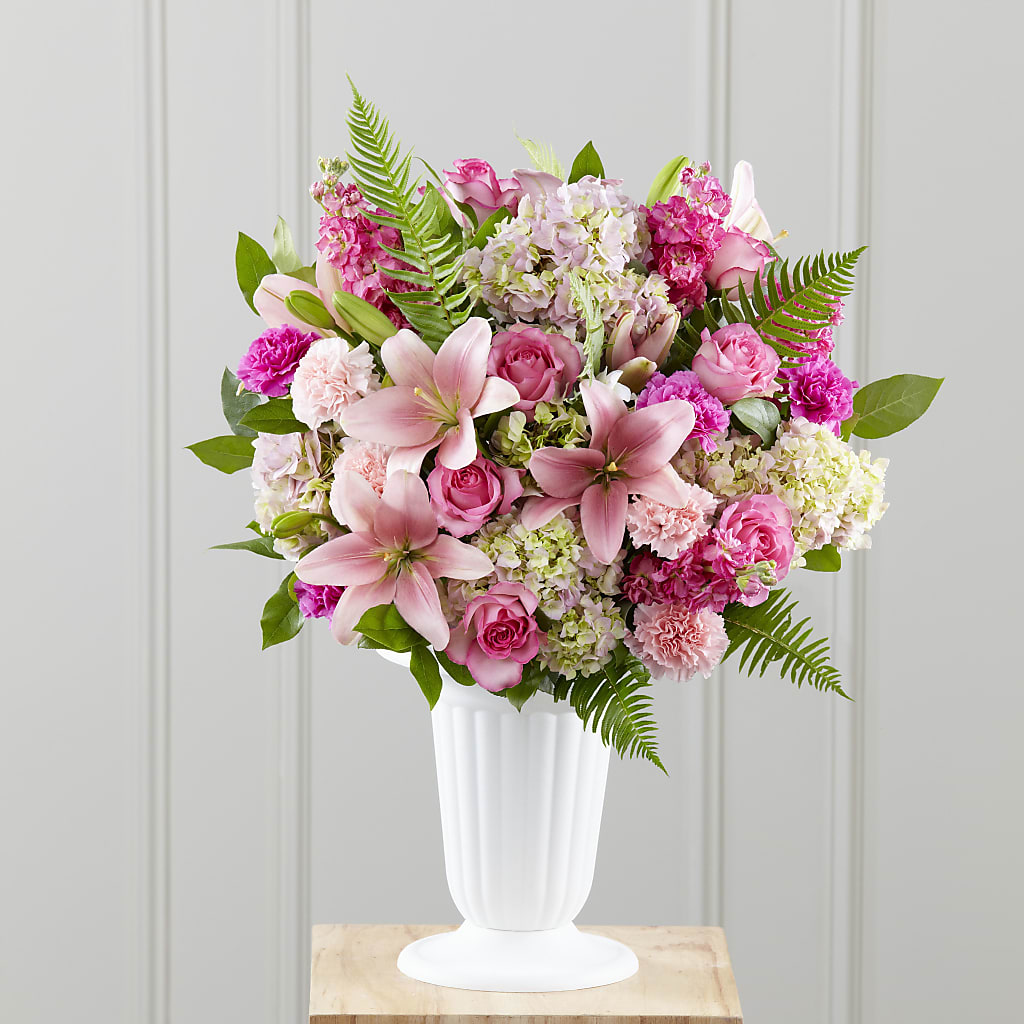 Never-Ending Love Arrangement – The Flower Gallery, Linden NJ