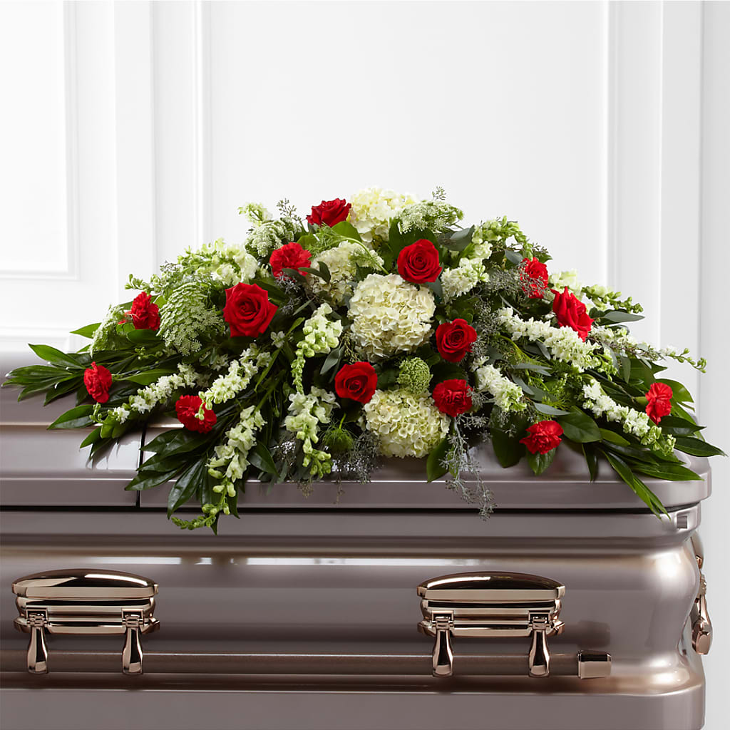 Sincerity Casket Spray – The Flower Gallery, Linden NJ