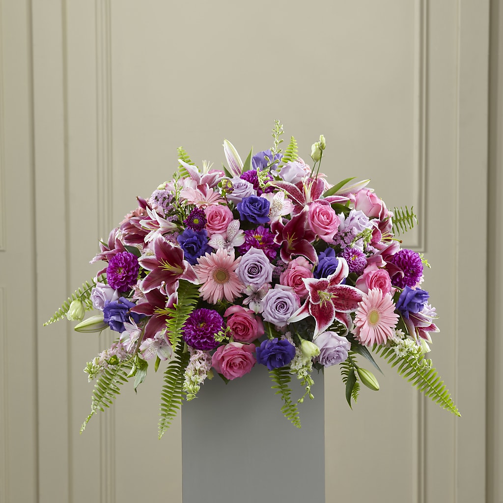 Fare Thee Well Pedestal – The Flower Gallery, Linden NJ