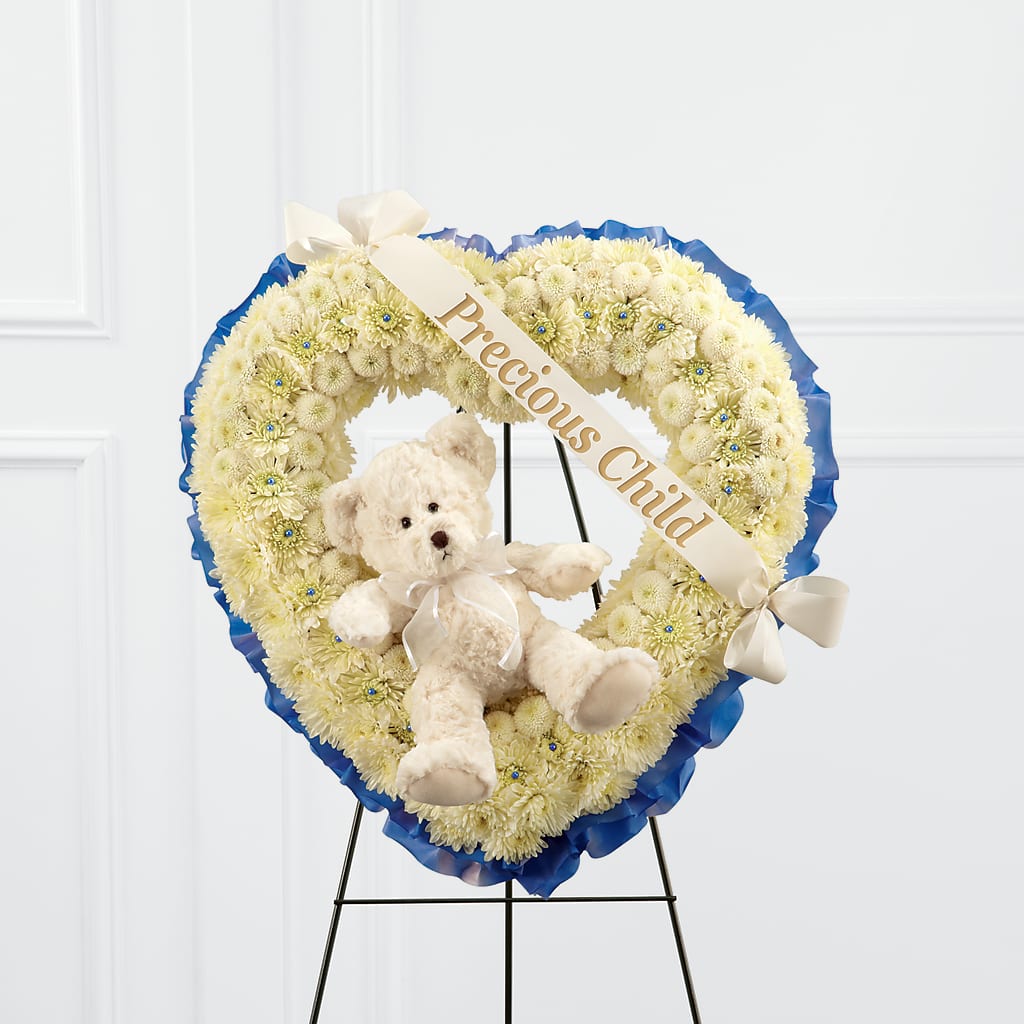 Precious Child Standing Heart – The Flower Gallery, Linden NJ