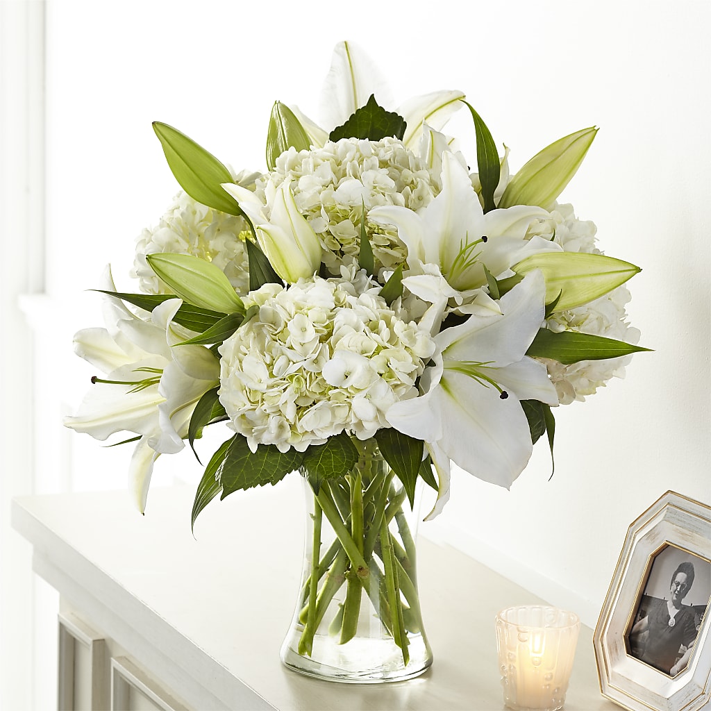 Compassionate Lily Bouquet – The Flower Gallery, Linden NJ