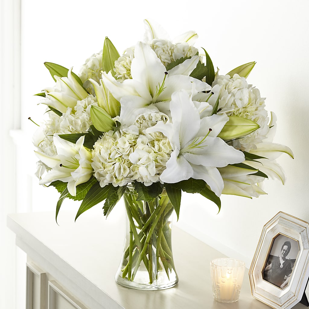 Compassionate Lily Bouquet – The Flower Gallery, Linden NJ