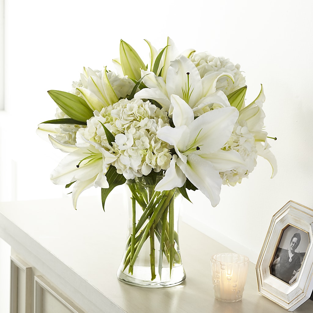 Compassionate Lily Bouquet – The Flower Gallery, Linden NJ
