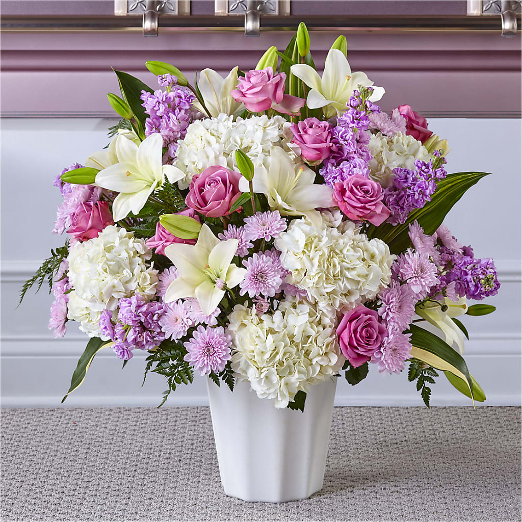 Heaven Sent Floor Basket – The Flower Gallery, Linden NJ
