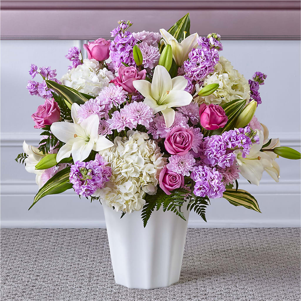 Heaven Sent Floor Basket – The Flower Gallery, Linden NJ