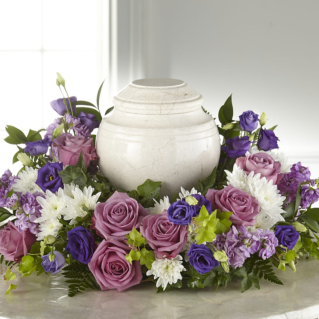 Blooming Sympathy Cremation Adornment – The Flower Gallery, Linden NJ