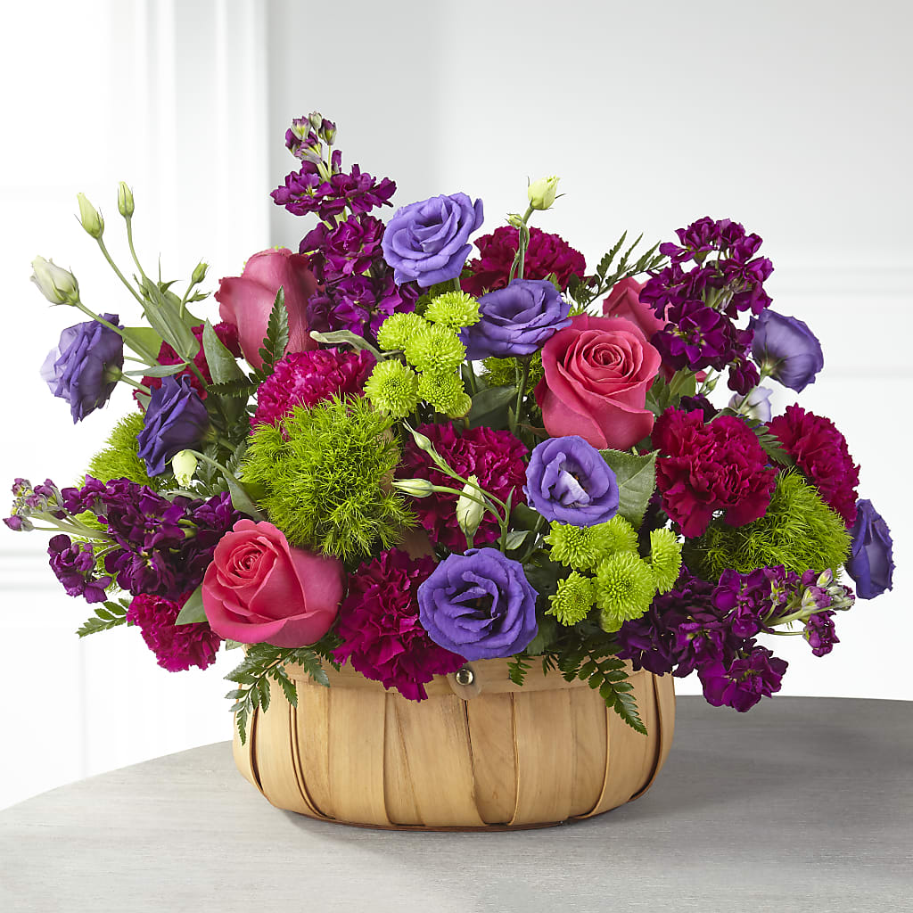 Serene Sanctuary Basket – The Flower Gallery, Linden NJ