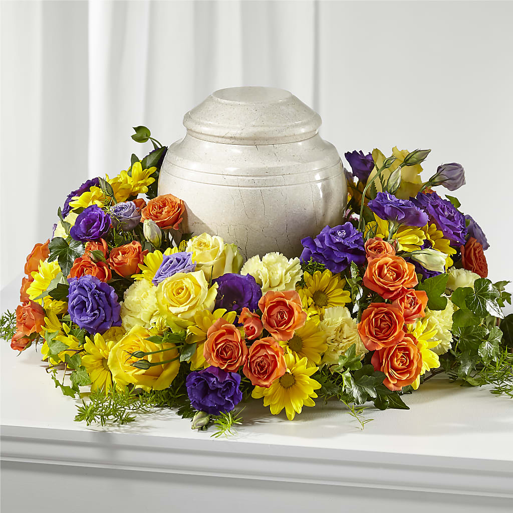 Blossoms of Remembrance Cremation Adornment – The Flower Gallery, Linden NJ