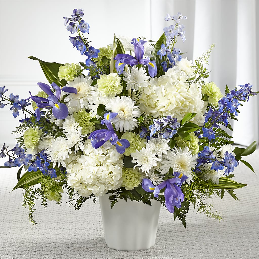 Soft Serenity Floor Basket – The Flower Gallery, Linden NJ