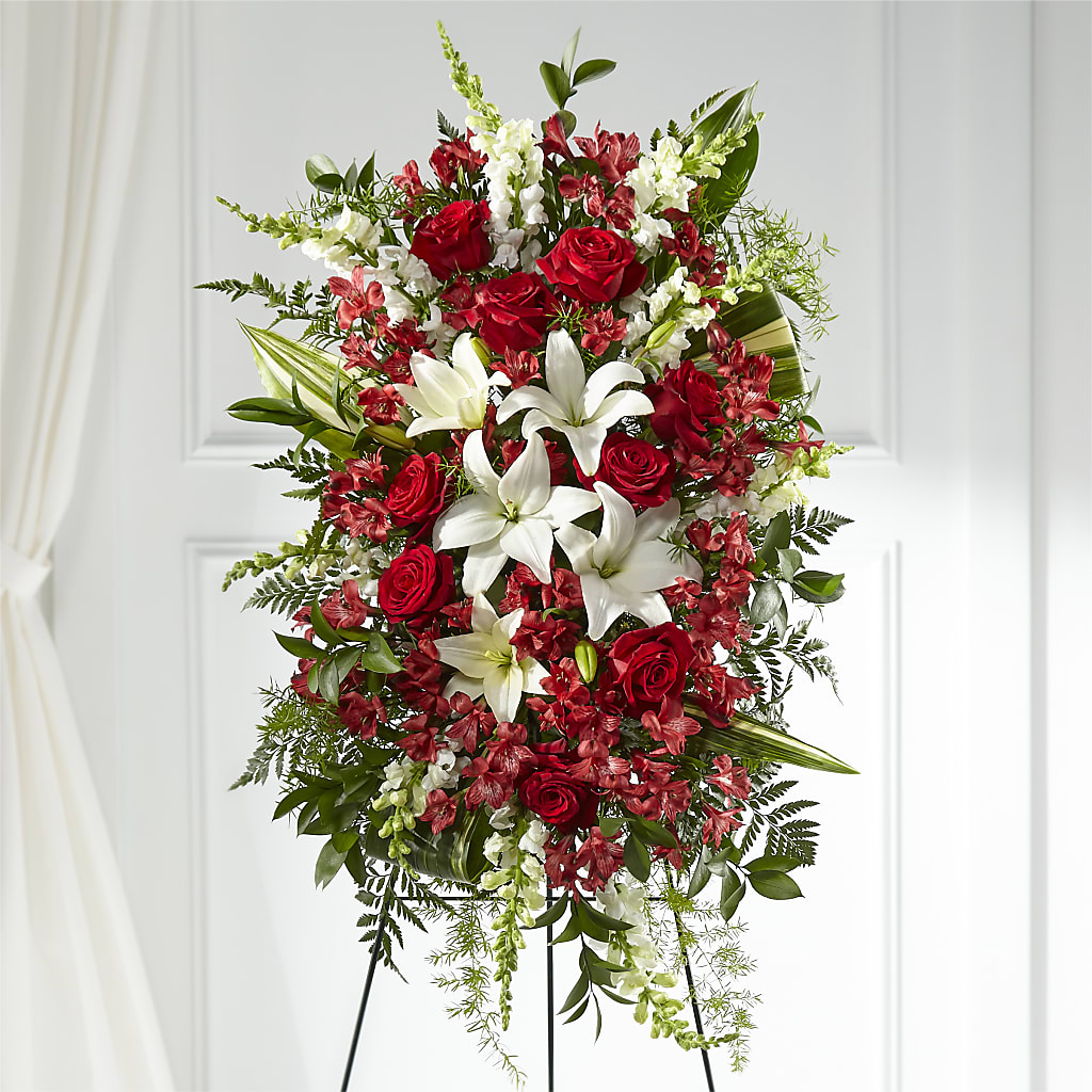 Everlasting Memory Standing Spray – The Flower Gallery, Linden NJ