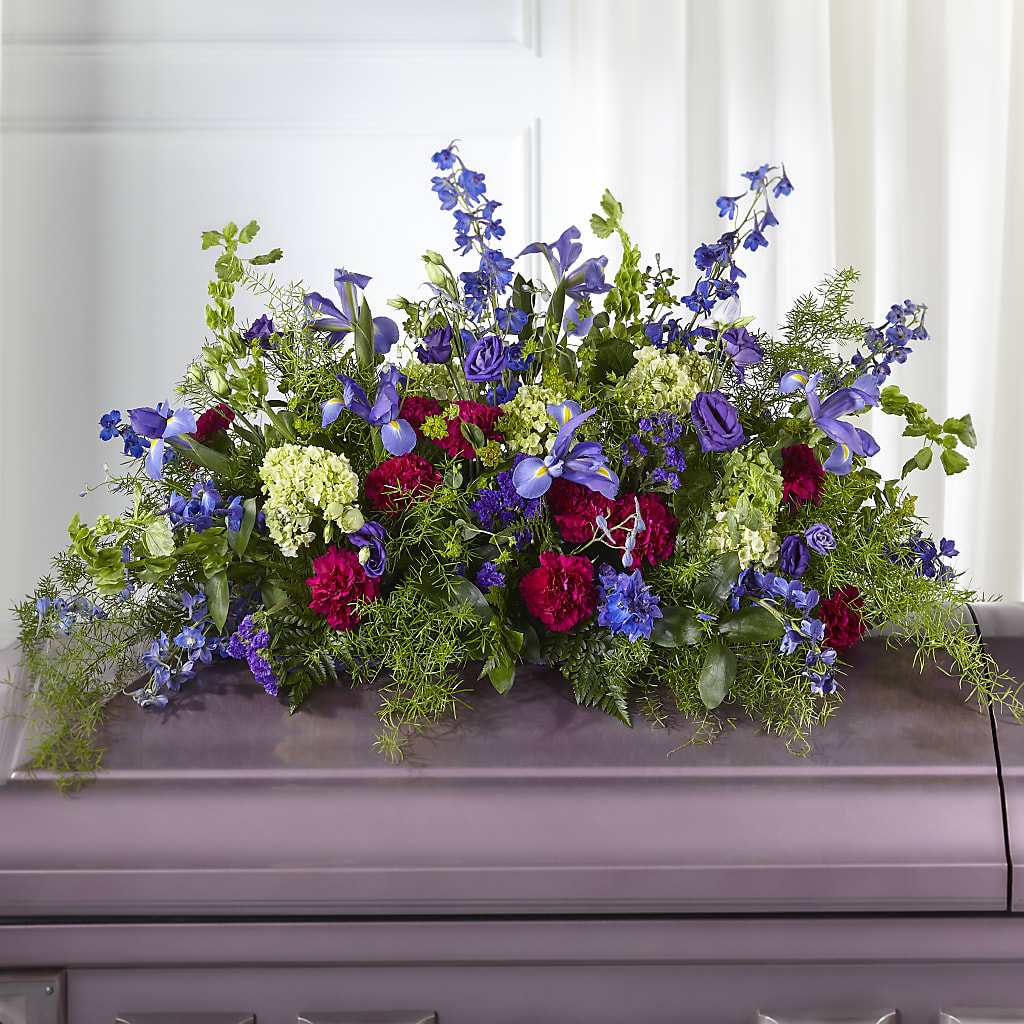 Always Treasured Casket Spray – The Flower Gallery, Linden NJ
