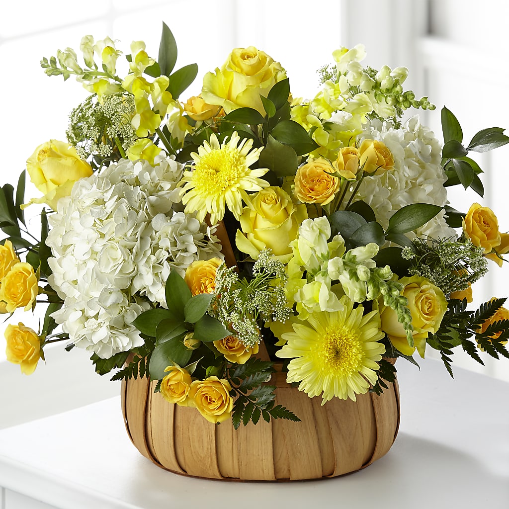 Rustic Remembrance Basket – The Flower Gallery, Linden NJ
