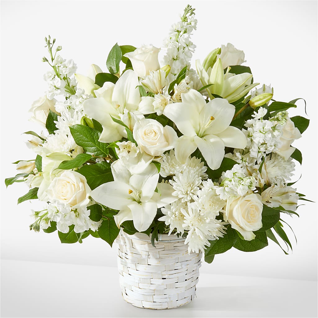 Peaceful Reflections Arrangement – The Flower Gallery, Linden NJ