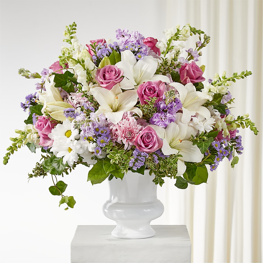 Remarkable Life Urn Arrangement – The Flower Gallery, Linden NJ