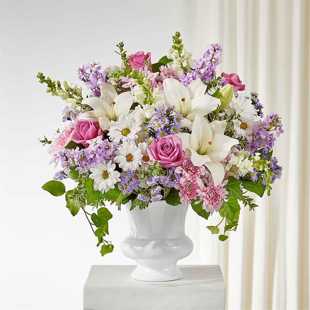 Remarkable Life Urn Arrangement – The Flower Gallery, Linden NJ