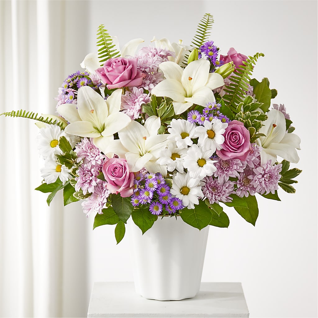 Warmest Thoughts Tabletop Basket – The Flower Gallery, Linden NJ