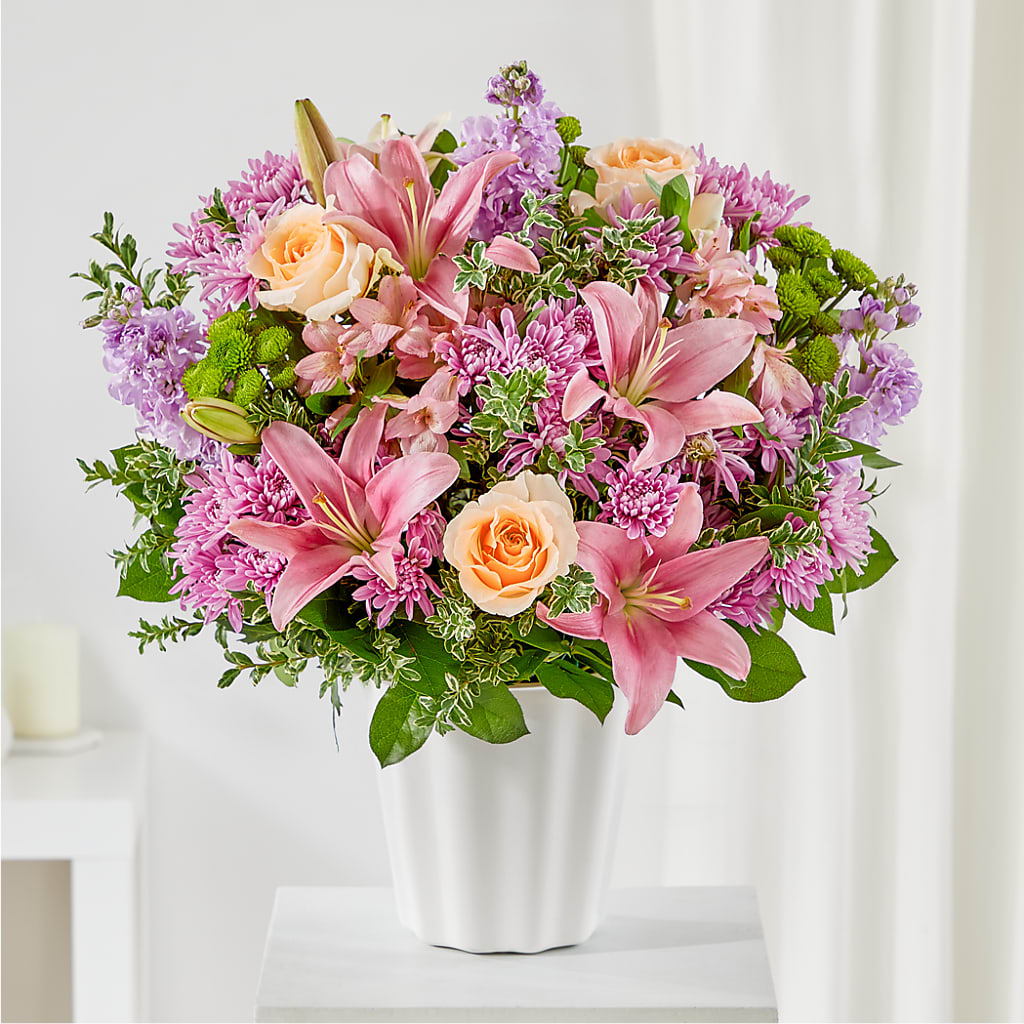 Supportive Embrace Tabletop Basket – The Flower Gallery, Linden NJ