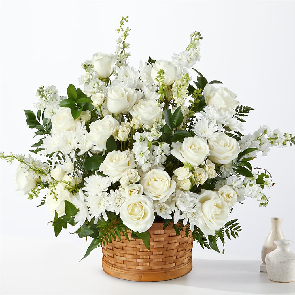 Heartfelt Condolences Arrangement – The Flower Gallery, Linden NJ