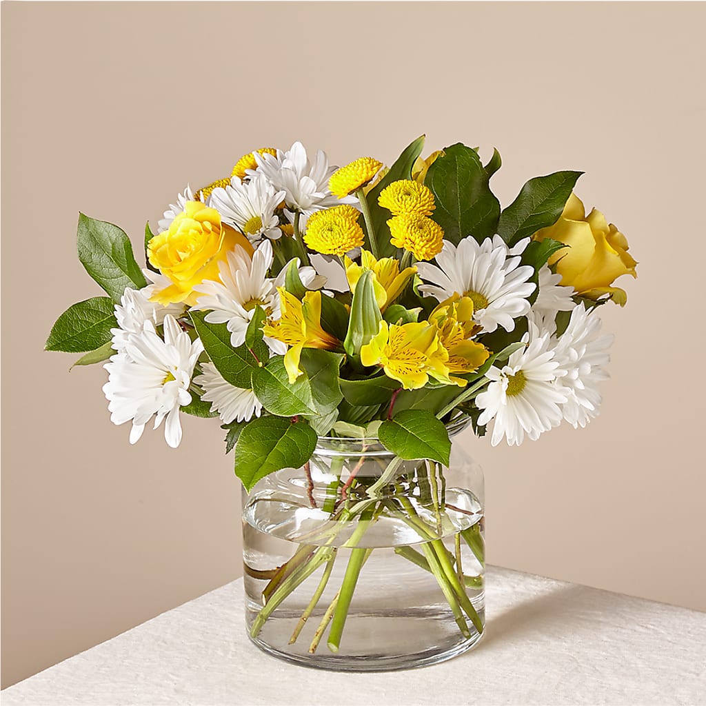 Sunny Sentiments Bouquet – The Flower Gallery, Linden NJ