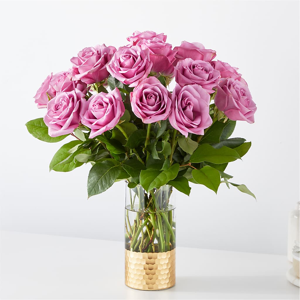 Secret Admirer Lavender Rose Bouquet – The Flower Gallery, Linden NJ