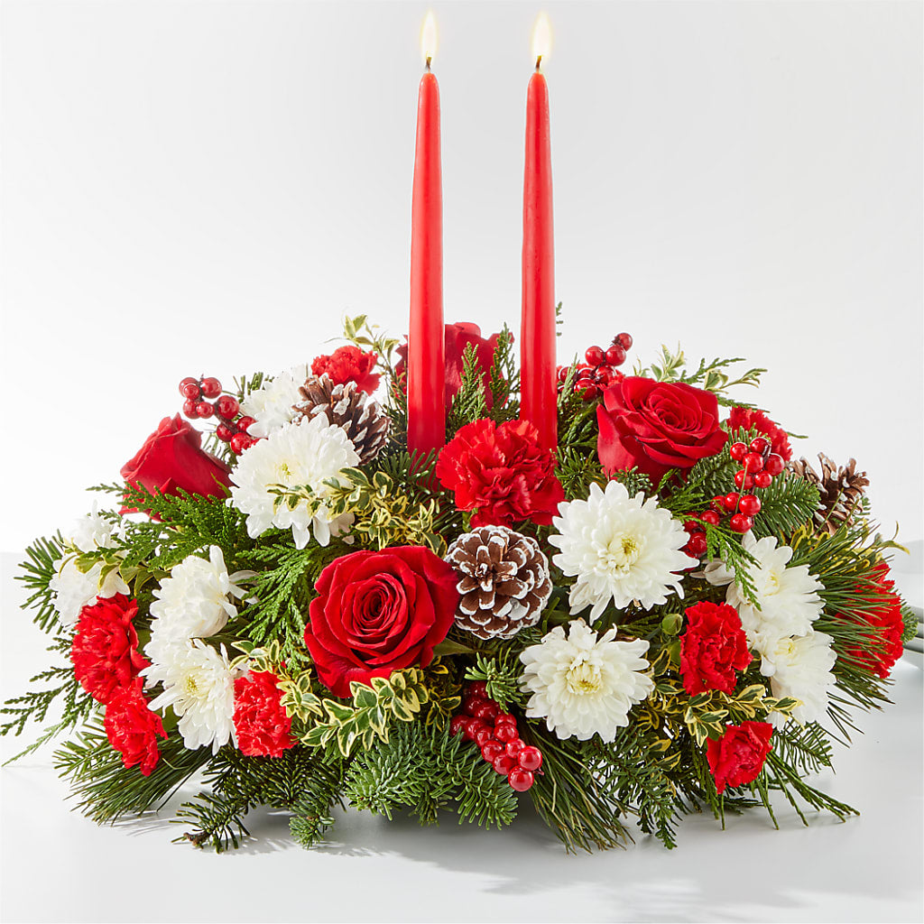 Holiday Soiree Centerpiece – The Flower Gallery, Linden NJ