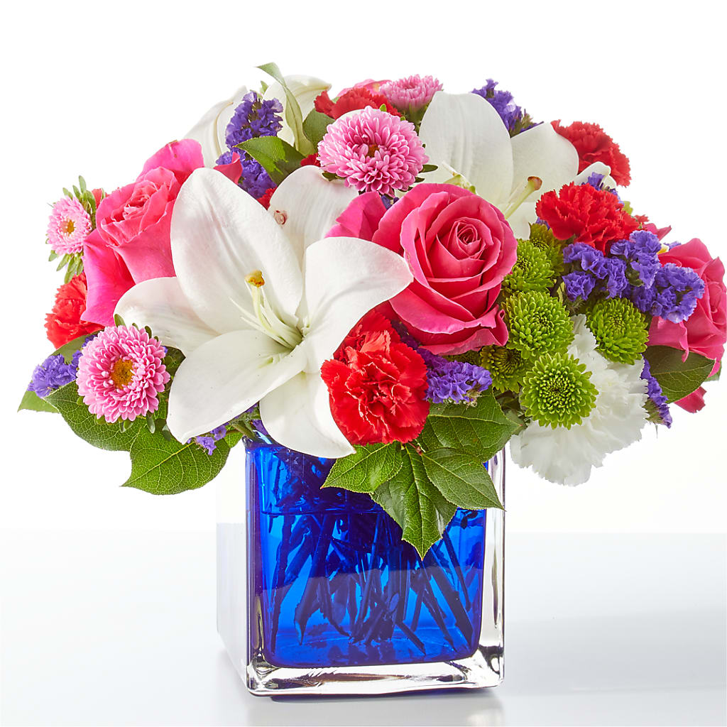 Quality Time Bouquet – The Flower Gallery, Linden NJ