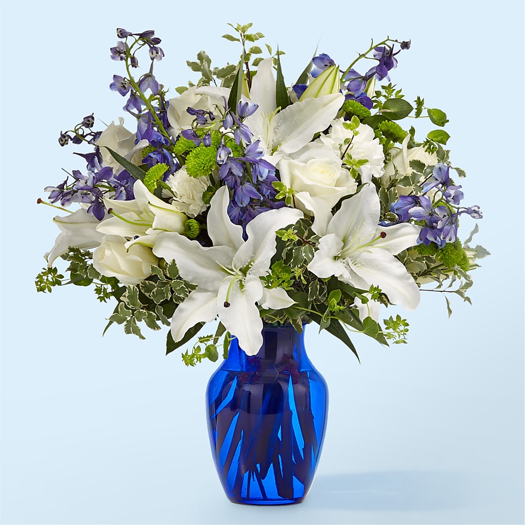 Santorini Bouquet – The Flower Gallery, Linden NJ