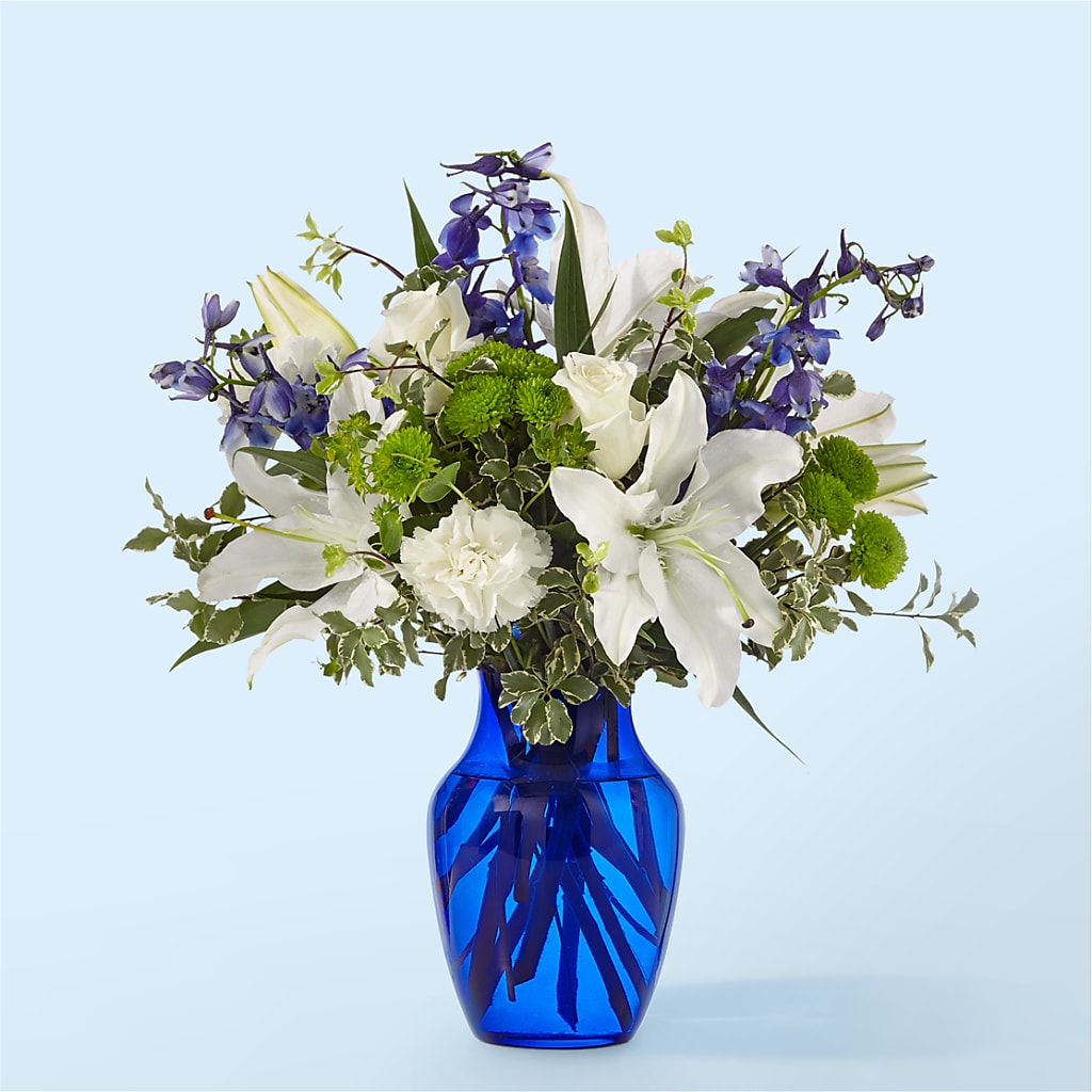 Santorini Bouquet – The Flower Gallery, Linden NJ