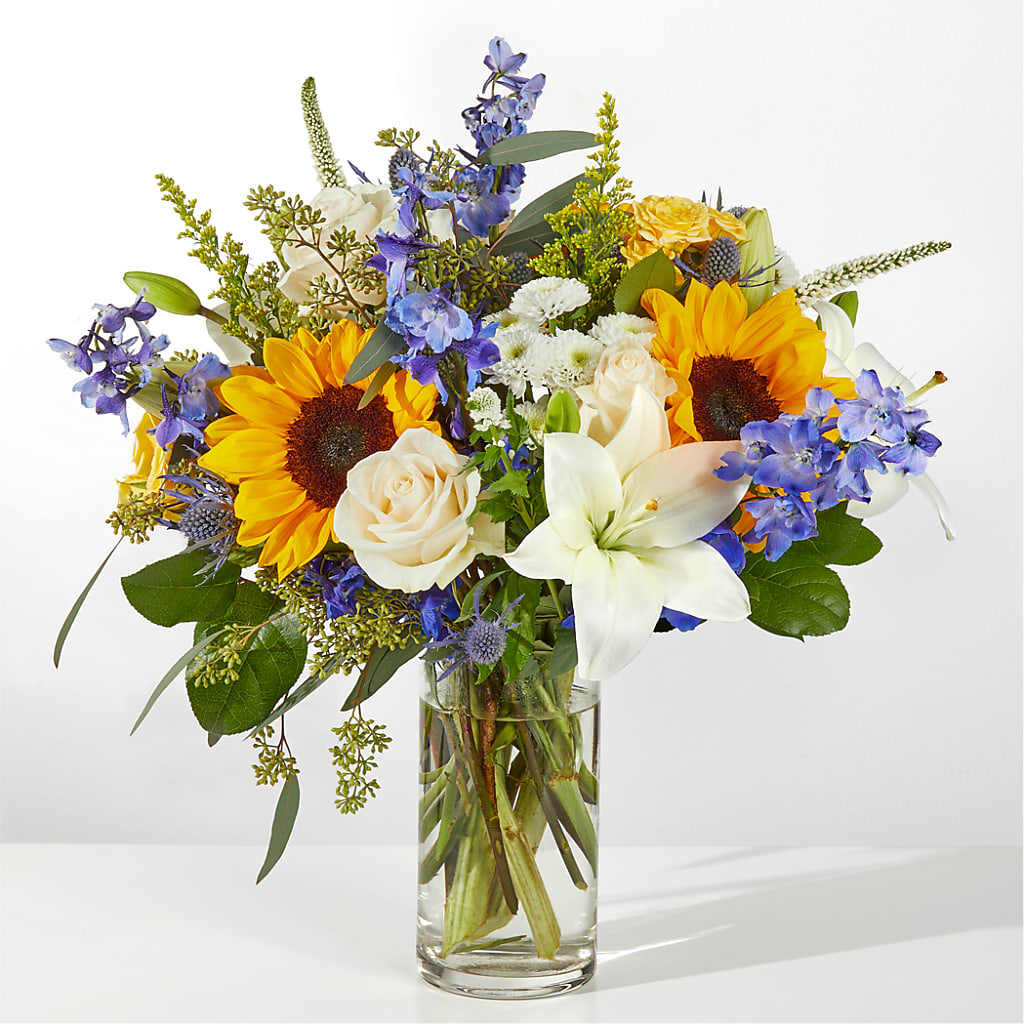 Wonderfully Sunny Bouquet – The Flower Gallery, Linden NJ