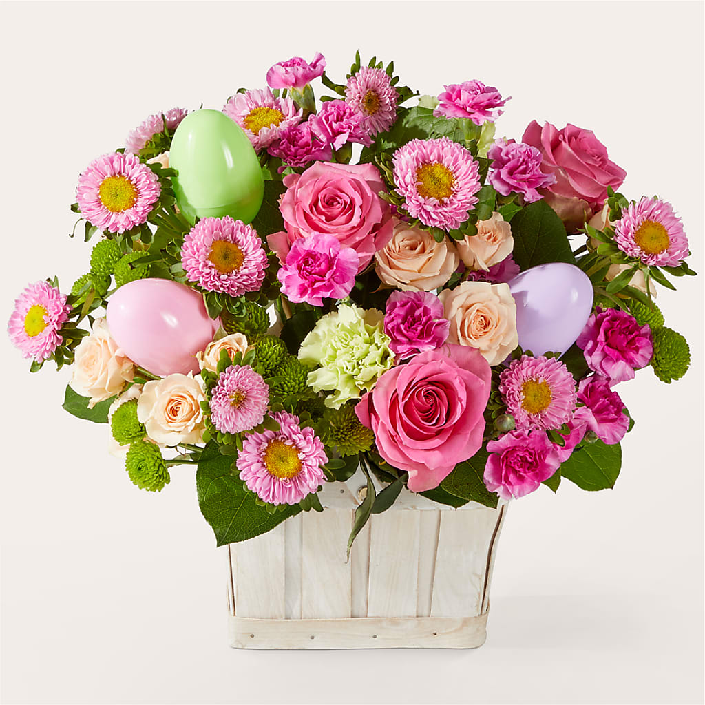 Get Eggcited Basket – The Flower Gallery, Linden NJ