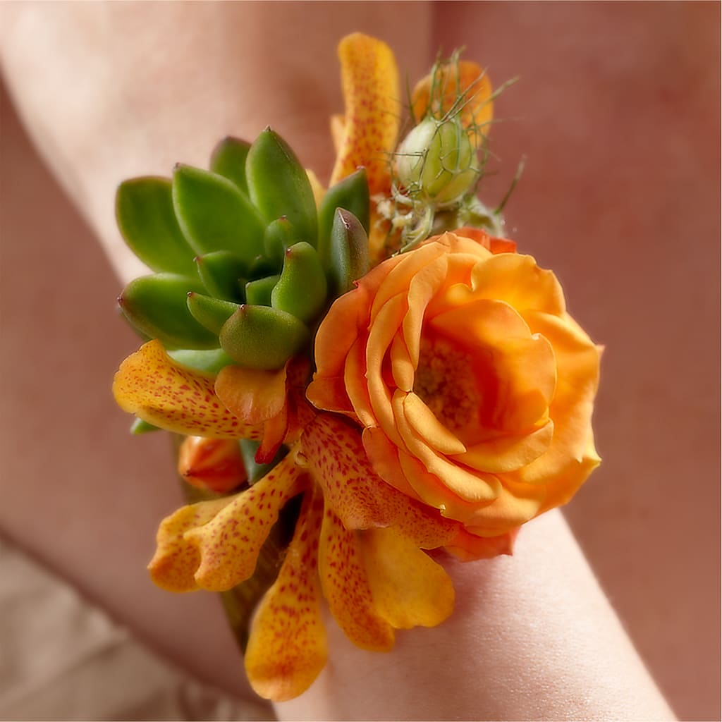 Irresistible Love Wrist Corsage – The Flower Gallery, Linden NJ