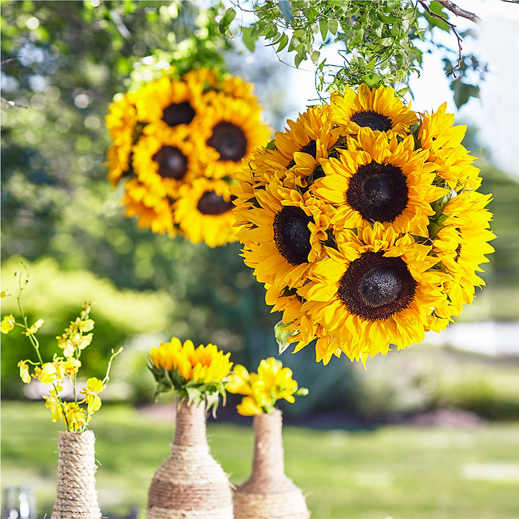 Sublime Garden Hanging Arrangement – The Flower Gallery, Linden NJ