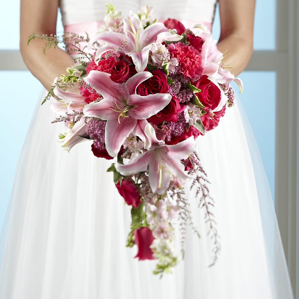 Lily & Rose Bouquet – The Flower Gallery, Linden NJ