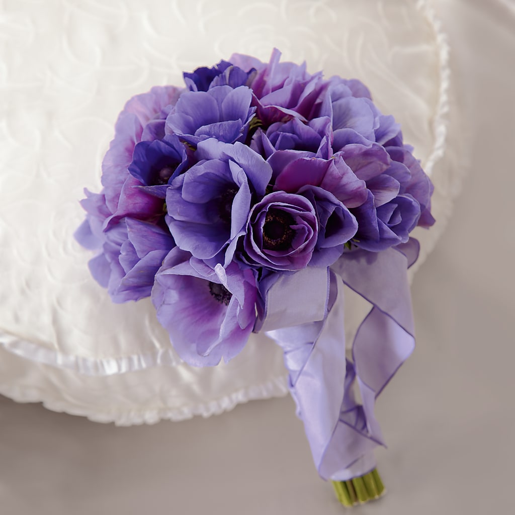 Purple Passion Bouquet – The Flower Gallery, Linden NJ