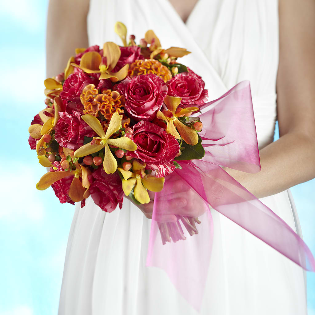 Brilliant Shades of Love Bouquet – The Flower Gallery, Linden NJ